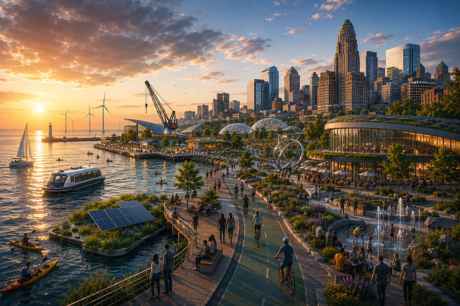 The Waterfront After the Ice: Three Scenarios for Buffalo’s Great Lakes Economy in a Warming Region (EXAMPLE)